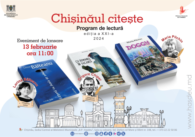 Programul de lectură „Chișinăul citește”, ediția a XXI-a